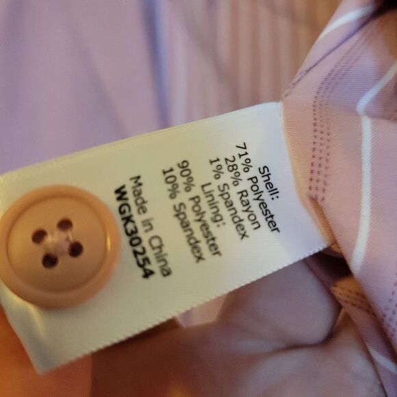 $128 NEW XXL 41 HAWTHORNE ROLL TAB 3/4 SLEEVE DUSTY PINK STRETCH KNIT BLAZER NWT - Picture 4 of 7